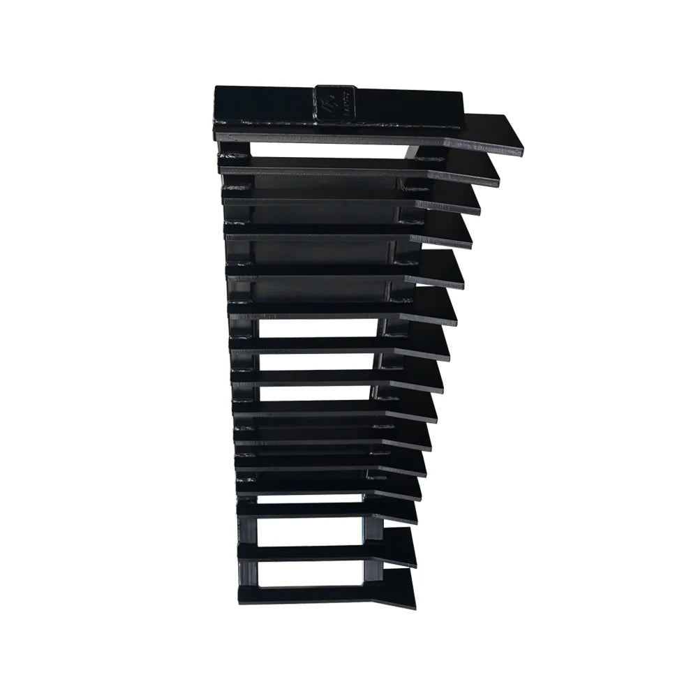 Landy Attachments HD Stick Rake | Width 71" | 12-25 GPM | 20-35 HP | For Skid Steers, Tractors, ATVs & UTVs
