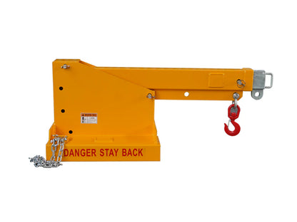 Landy Attachments Crane Jibs (Fixed & Tilt) | Capacity 5500–9900 lb | Short & Long Reach | 8-30 GPM | 2-5 Tons | For Forklifts, Skid Steers & Excavators
