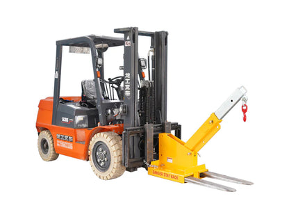 Landy Attachments Crane Jibs (Fixed & Tilt) | Capacity 5500–9900 lb | Short & Long Reach | 8-30 GPM | 2-5 Tons | For Forklifts, Skid Steers & Excavators