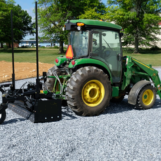 Level Best Tractor Grading Box | Model TD-84 | Working Width 84" inches | Dual Laser Capability | 60-125 HP For Tractors