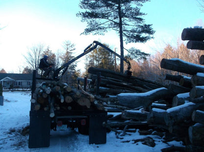 Machinerie AM Inc | "JMS" & "AM" Log Loaders  | Boom rotation angle 360°