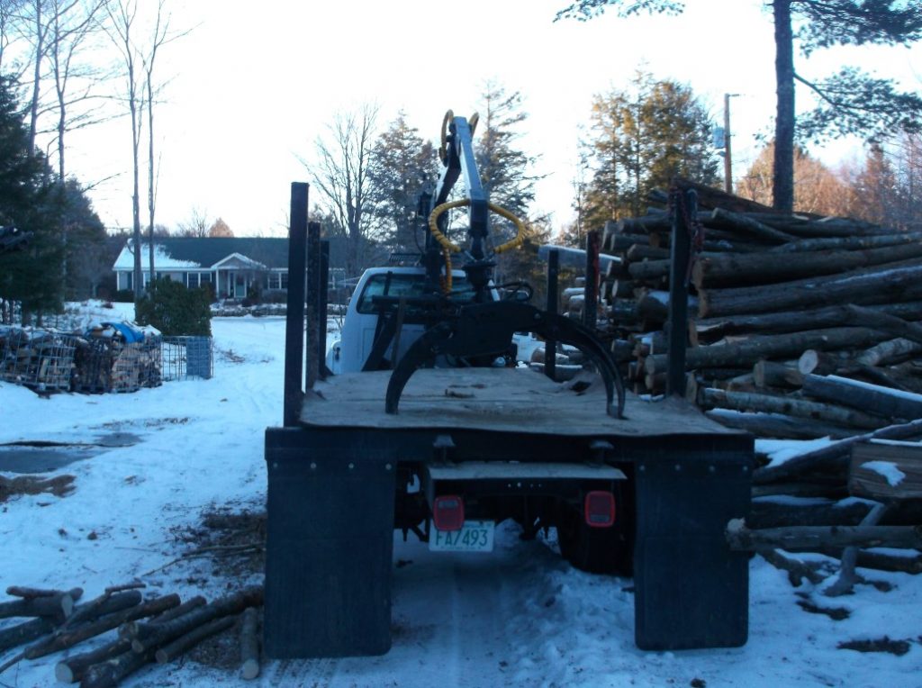 Machinerie AM Inc | "JMS" & "AM" Log Loaders  | Boom rotation angle 360°