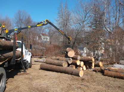 Machinerie AM Inc | "JMS" & "AM" Log Loaders  | Boom rotation angle 360°