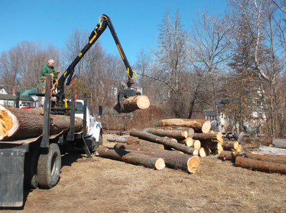 Machinerie AM Inc | "JMS" & "AM" Log Loaders  | Boom rotation angle 360°