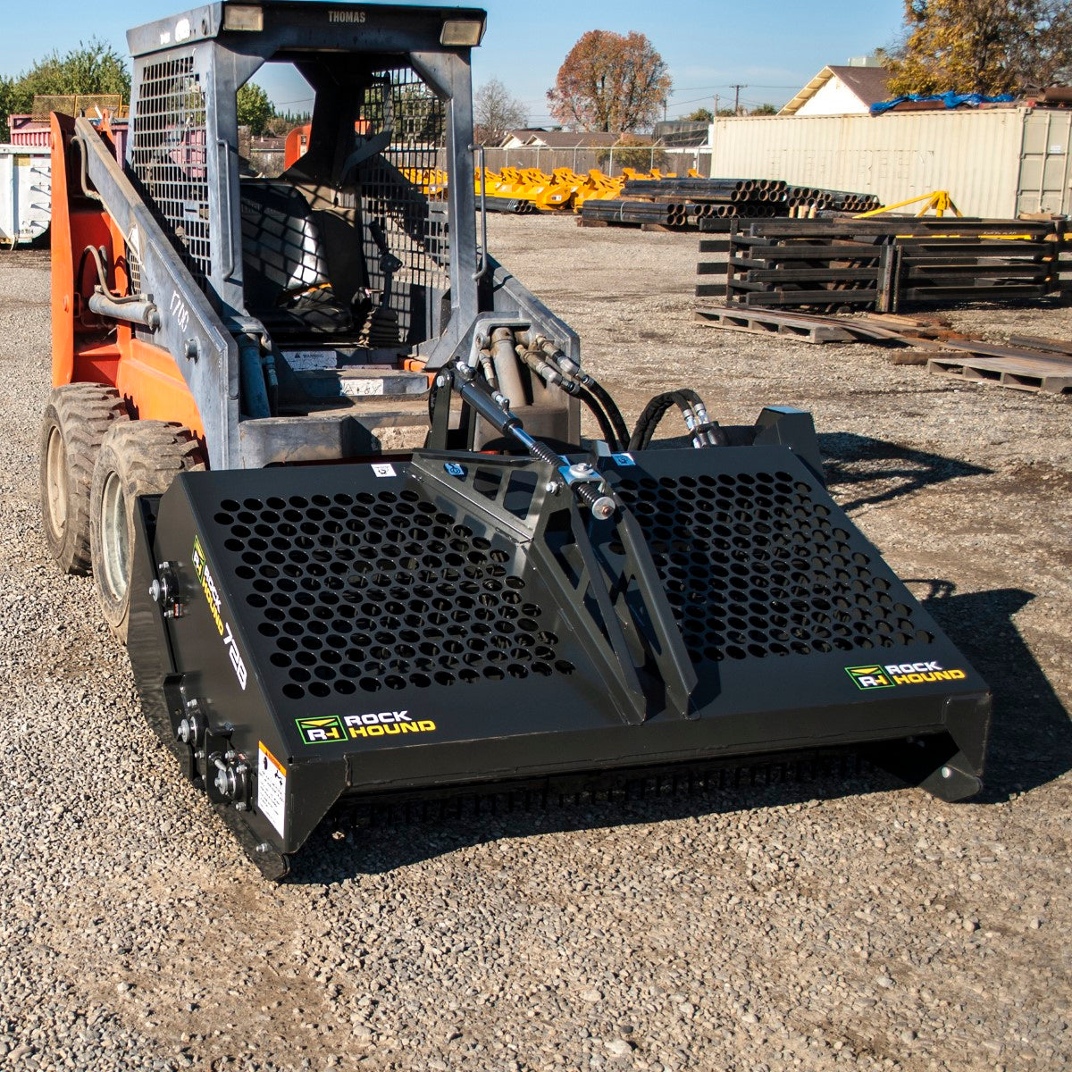 Rock-Hound Landscape Rake | Model 72B & 72B-3 | Cutting Width 72" | Hydraulic Flow Range 13+ GPM | For Skid Steers