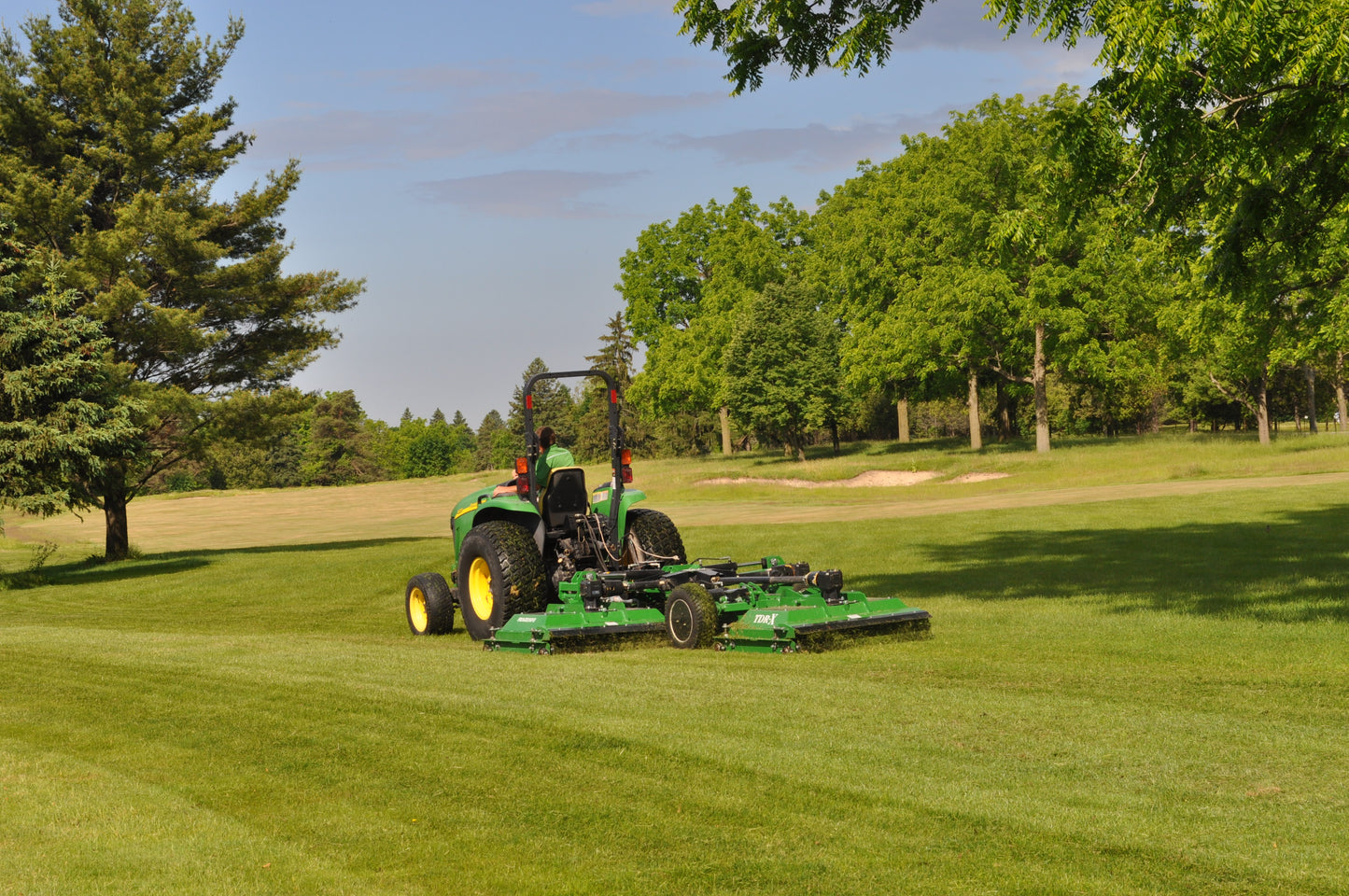 Progressive Turf Equipment Inc. Tri-Deck Roller Finishing Mower | Model TDR-X | Cutting Width 10' 6" | 35–45 HP | For Tractors