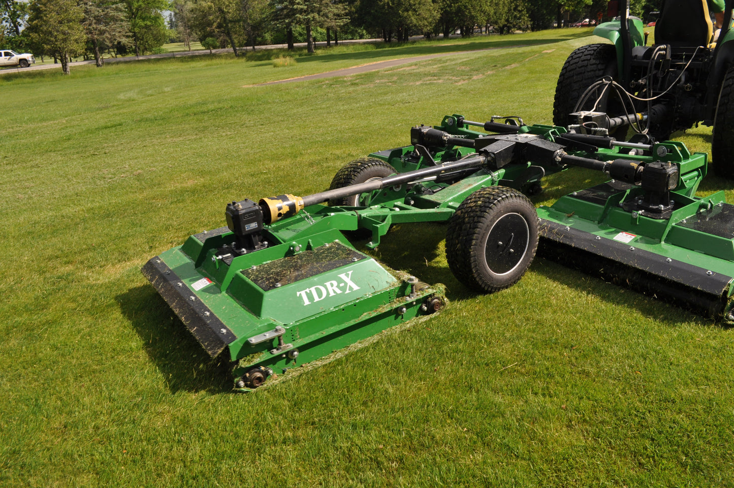 Progressive Turf Equipment Inc. Tri-Deck Roller Finishing Mower | Model TDR-X | Cutting Width 10' 6" | 35–45 HP | For Tractors