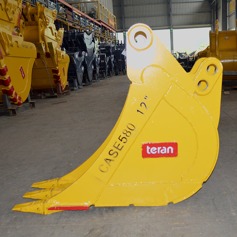Teran Heavy-Duty Excavator Bucket | Model BKT-580N | Digging Widths 12", to 30" Inch | Capacity 0.09 to 0.27 Cubic Meters | For Excavators