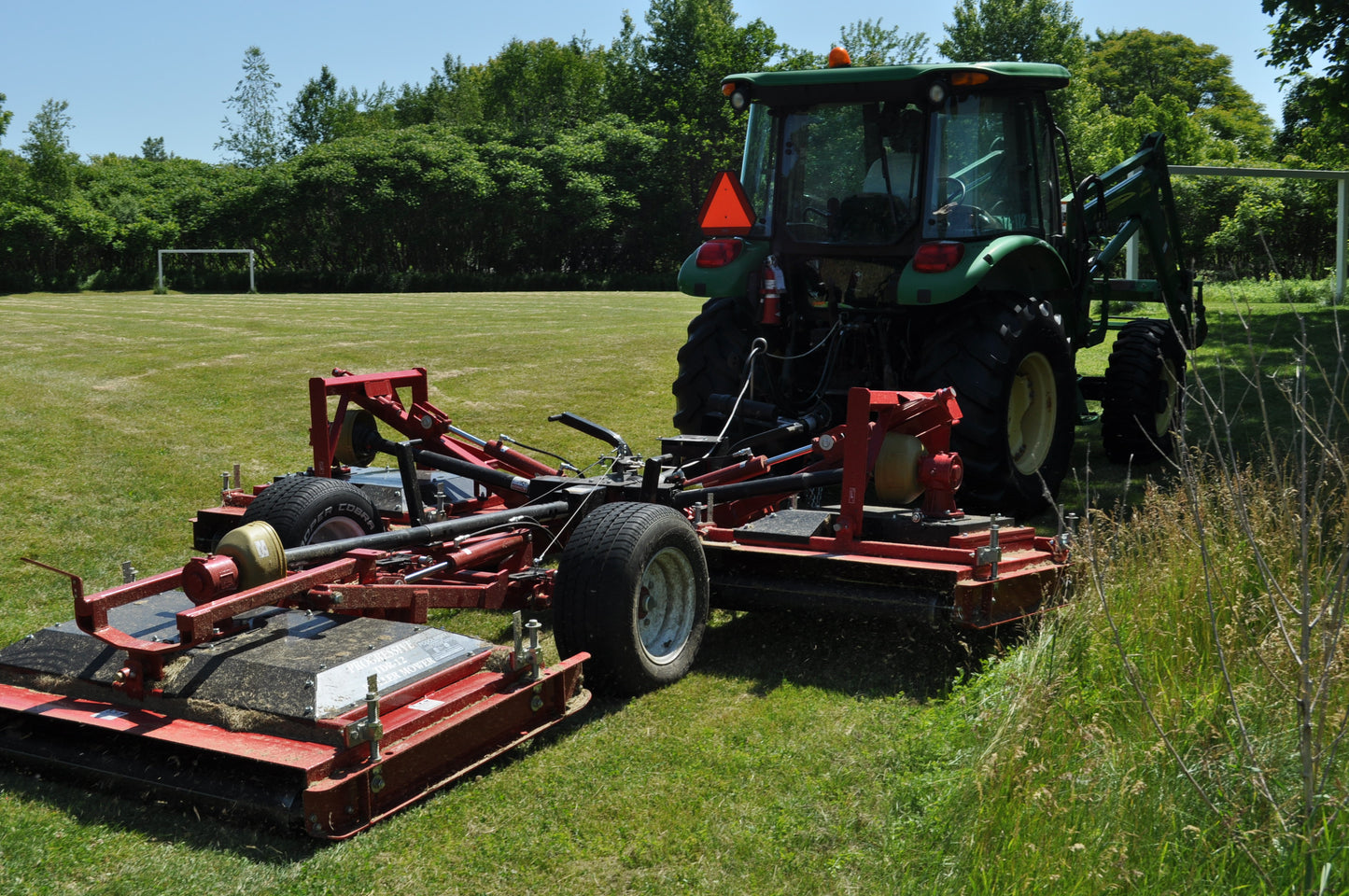 Progressive Turf Equipment Inc. Tri-Deck Roller Finishing Mower | Model TDR-12 | Cutting Width 12' | 25–40 HP | For Tractor