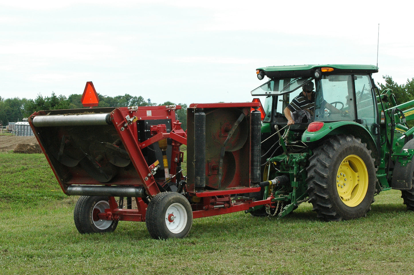 Progressive Turf Equipment Inc. Tri-Deck Roller Finishing Mower | Model TDR-12 | Cutting Width 12' | 25–40 HP | For Tractor