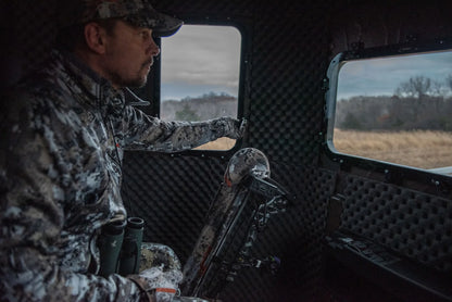 Bank Outdoors Stump 4 Phantom Blind | Model ST4PH | Diameter 77" | 360° Archery & Gun Hunting | For Universal Ground & Elevated Setup