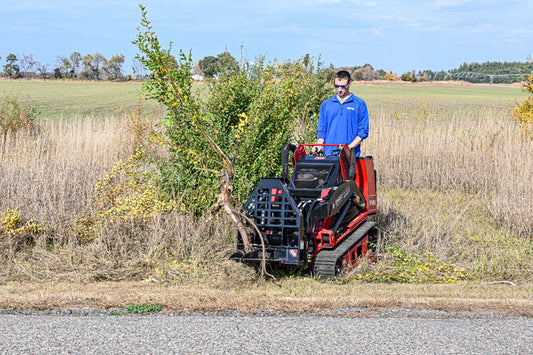Virnig V20 Mini Skid Steer Digging Tree Puller | Model CTP | Width 26.5" | Hydraulic Flow 15 To 25 GPM | For Mini Skid Steers