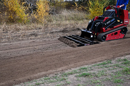 Virnig V20 Mini Skid Steer Land Leveler | Models CLL36, CLL42, CLL48 & CLL54 | Widths 36" To 54" | Hydraulic Flow Range 15 To 25 GPM | For Mini Skid Steers