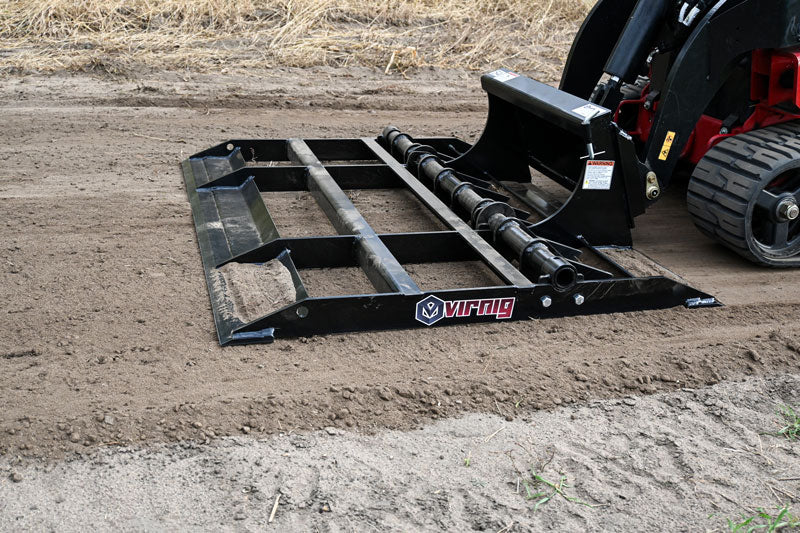 Virnig V20 Mini Skid Steer Land Leveler | Models CLL36, CLL42, CLL48 & CLL54 | Widths 36" To 54" | Hydraulic Flow Range 15 To 25 GPM | For Mini Skid Steers