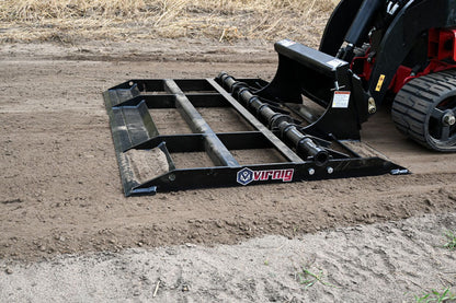 Virnig V20 Mini Skid Steer Land Leveler | Models CLL36, CLL42, CLL48 & CLL54 | Widths 36" To 54" | Hydraulic Flow Range 15 To 25 GPM | For Mini Skid Steers