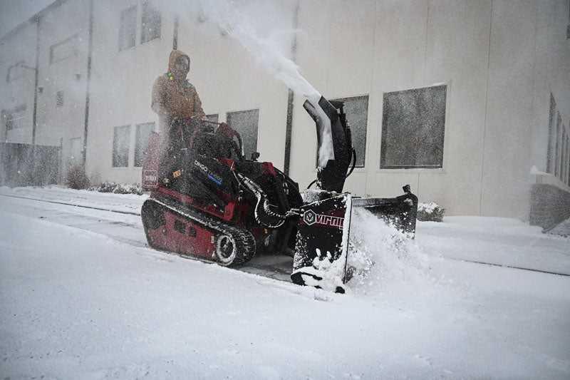 Virnig Mini Skid Steer Snow Blower