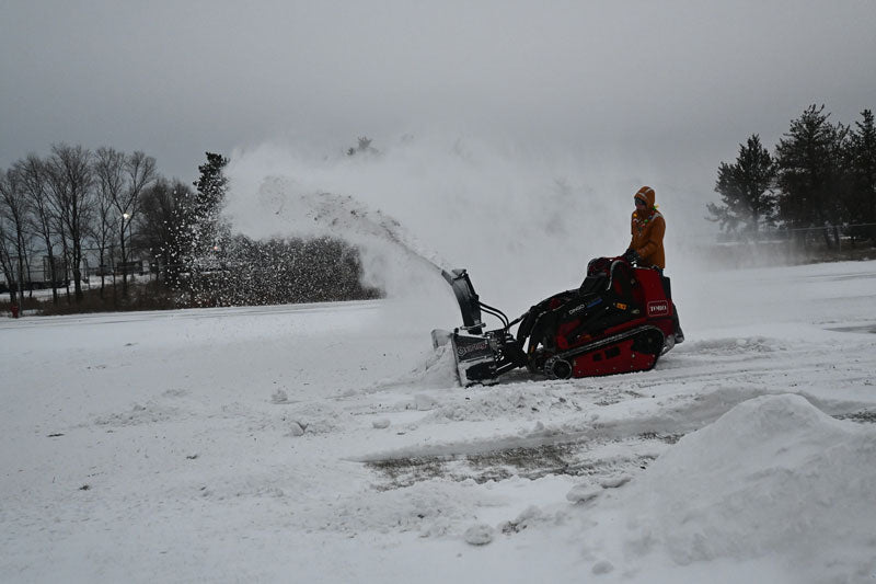 Virnig V20 Mini Skid Steer Snow Blower | Model CSB48 | Width 48" | Hydraulic Flow 10 To 18 GPM | For Mini Skid Steers