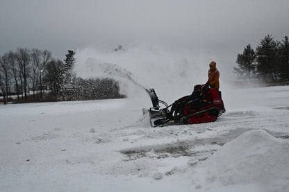 Virnig V20 Mini Skid Steer Snow Blower | Model CSB48 | Width 48" | Hydraulic Flow 10 To 18 GPM | For Mini Skid Steers