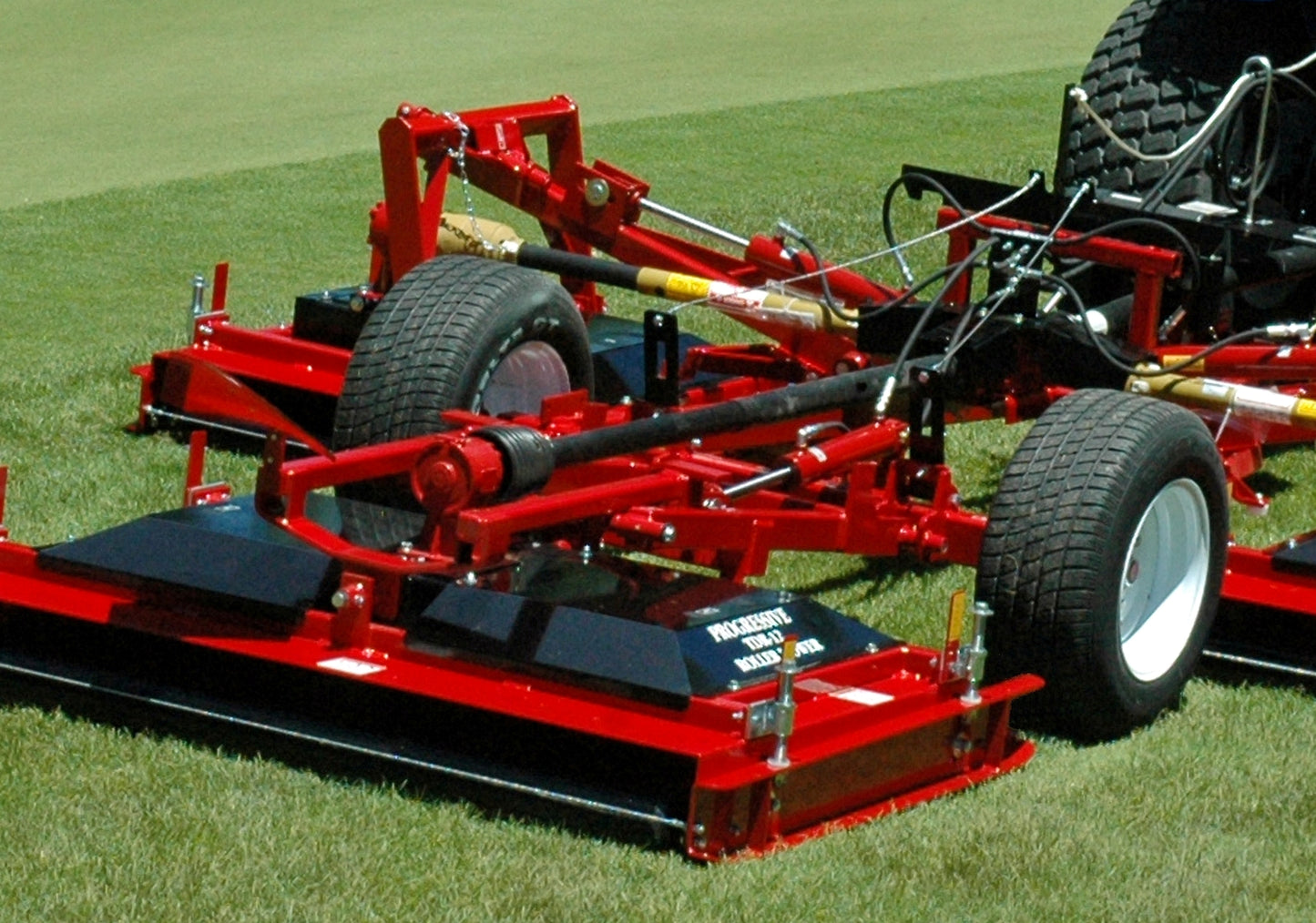 Progressive Turf Equipment Inc. Tri-Deck Roller Finishing Mower | Model TDR-12 | Cutting Width 12' | 25–40 HP | For Tractor