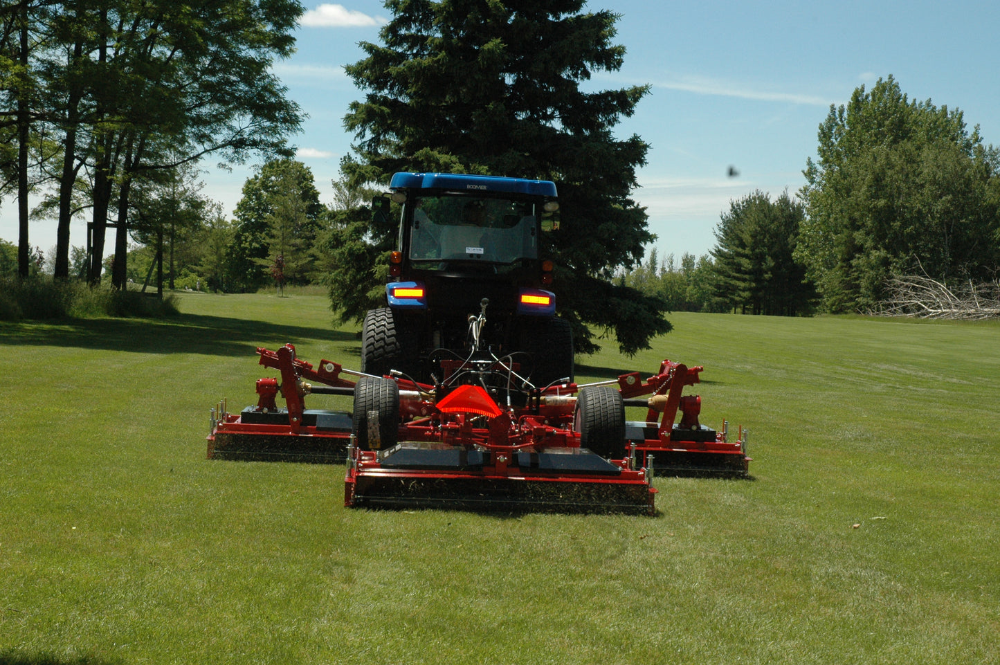 Progressive Turf Equipment Inc. Tri-Deck Roller Finishing Mower | Model TDR-12 | Cutting Width 12' | 25–40 HP | For Tractor