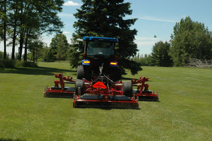 Progressive Turf Equipment Inc. Tri-Deck Roller Finishing Mower | Model TDR-12 | Cutting Width 12' | 25–40 HP | For Tractor