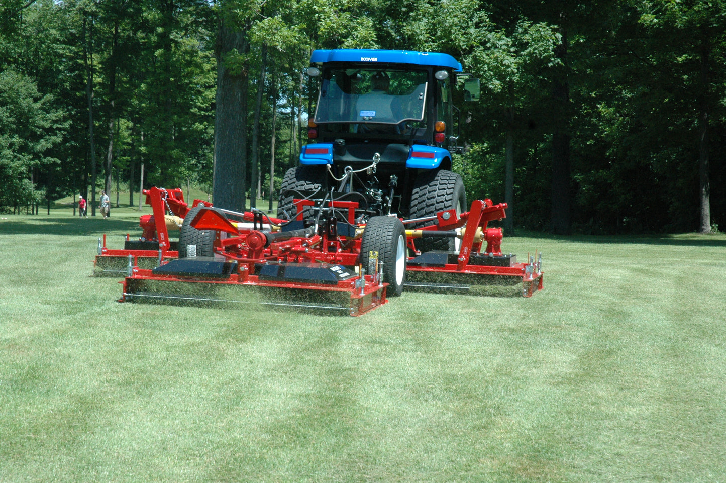 Progressive Turf Equipment Inc. Tri-Deck Roller Finishing Mower | Model TDR-12 | Cutting Width 12' | 25–40 HP | For Tractor
