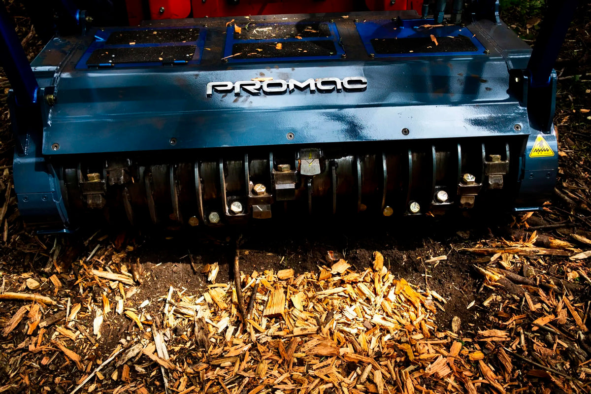 Promac High Flow Mulcher | Model HSM Series | Width 60"–72" | 29–56 GPM | For Skid Steers