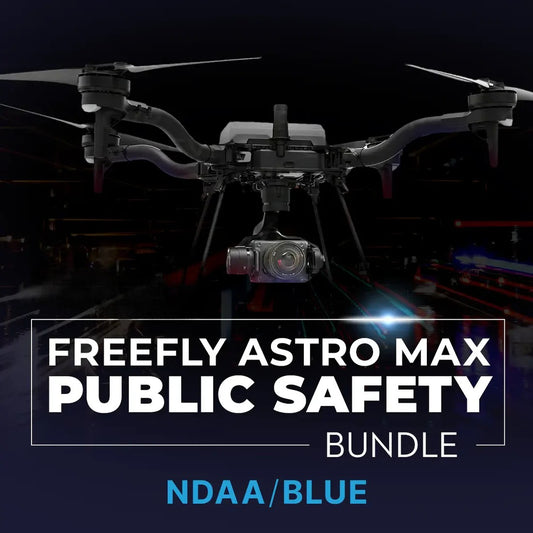 Freefly Astro Max Public Safety Bundle (NDAA/Blue) | Flight Time Up-To 43 Min | Payload Capacity 3 Kg