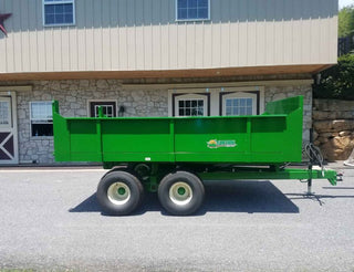TurfTime Heavy-Duty Dump Trailer | Model DT-14 | Overall Width 80" | Trailer Capacity 7 Tons | Horsepower 50-75 HP | For Tractors