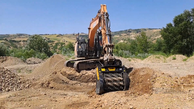 MB Crusher Shafts Screener | Model MB-HDS407 | Overall Width 30