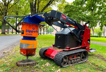 Dipperfox Stump Crushers | Model SC500 | For Mini Compact/ Compact Track Loader