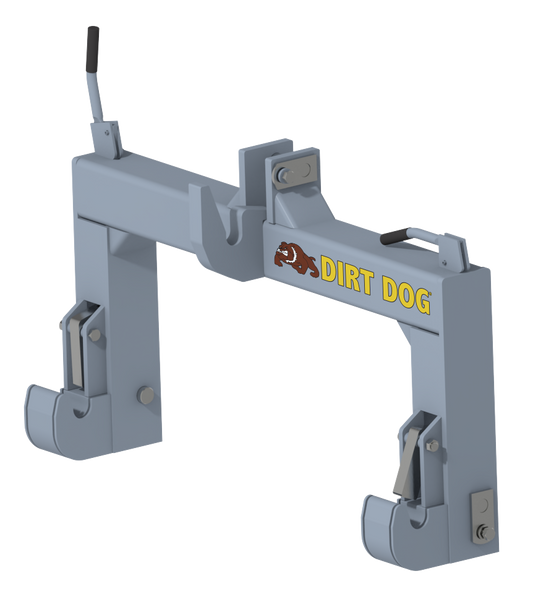 Dirt Dog 3 Point Quick Hitch | Model QA1 & QA2 | Width 26" & 32" | 35–75 HP | For Tractor