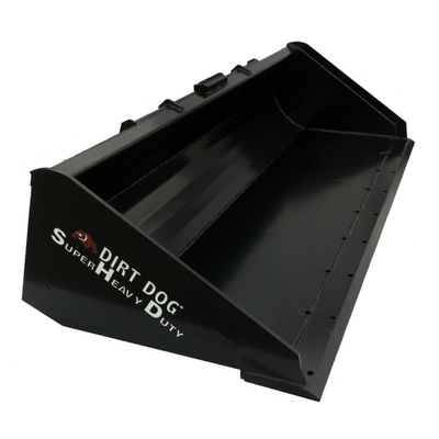 Dirt Dog Heavy Duty Low Profile Long Bottom Bucket | Model HDLPLB Series | Widths 72