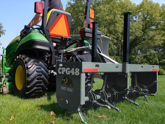 Dirt Dog Compact Aerators & Pluggers Series | Overall Width 48", 60" & 72" inches | Horsepower 20-60 HP | For Tractor