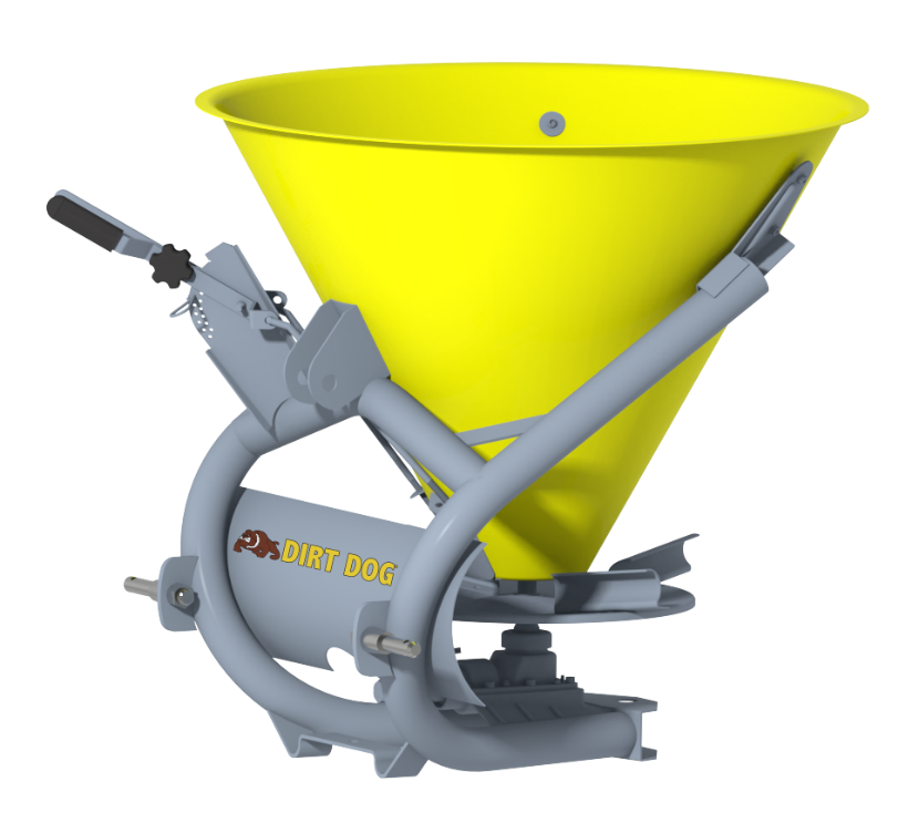 Dirt Dog 3 Point Fertilizer Spreader | Model FSP350 | 350 lb Capacity | 20-45 HP | For Tractor
