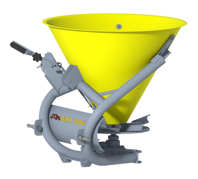 Dirt Dog 3 Point Fertilizer Spreader | Model FSP350 | 350 lb Capacity | 20-45 HP | For Tractor