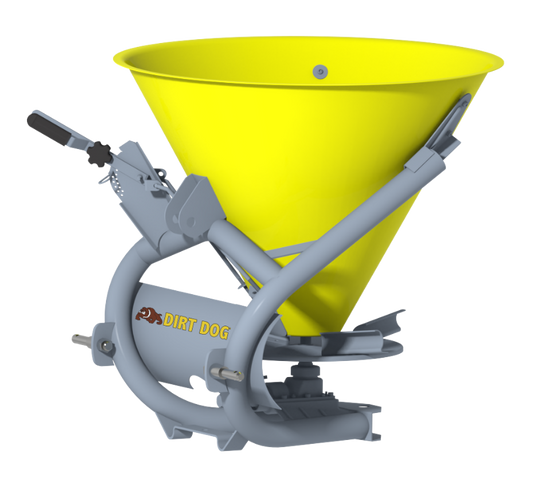 Dirt Dog 3 Point Fertilizer Spreader | Model FSP350 | 350 lb Capacity | 20-45 HP | For Tractor
