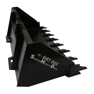 Dirt Dog Heavy Duty High Capacity Bucket | Model HDHC Series | Widths 72", 76", 80" & 88" | 8–30+ GPM | Up to 120 HP | For Skid Steer & Tractor
