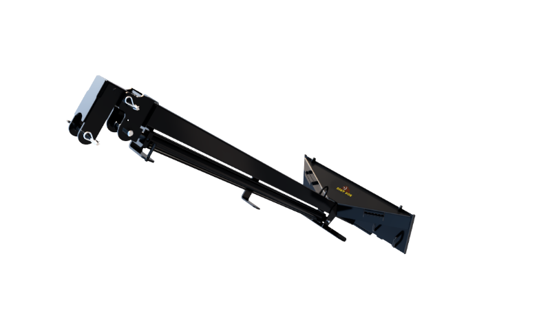 Dirt Dog Teleboom | Model XBH & XBM | Fully Extended 256" Reach | Hydraulic & Manual Options | 35–75 HP | 15 To 45 GPM | For Tractors & Skid Steer