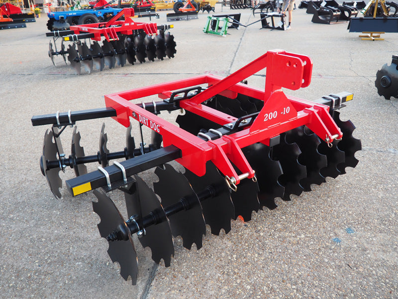Dirt Dog 3-Point Lift Tandem Disc Harrow | 200 Series | Overall Width 63", 73", 78" & 96" | 35-65 HP | For Tractors