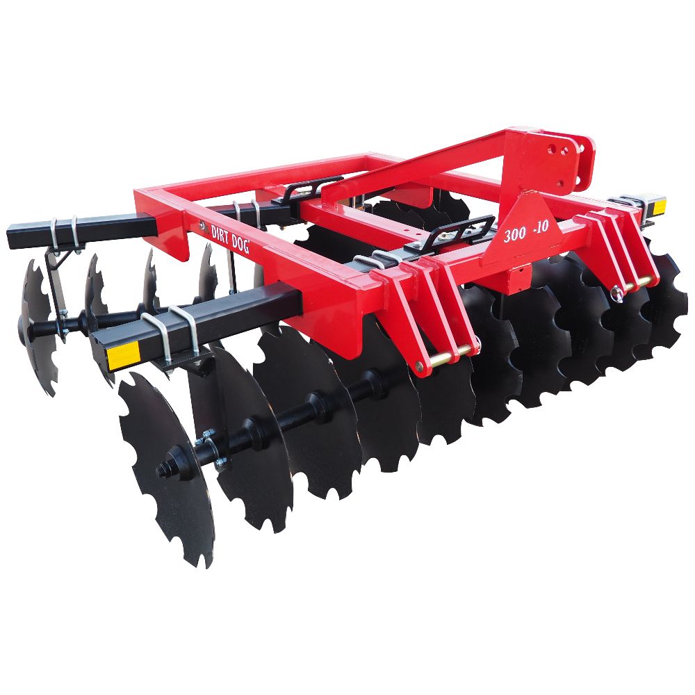 Dirt Dog 3-Point Lift Tandem Disc Harrow | 300 Series | Overall Width 78", 96" & 118" | 45-95 HP | For Tractors