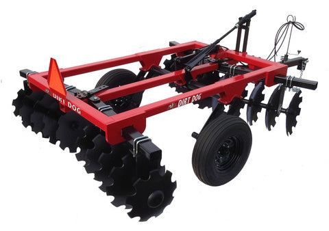 Dirt Dog Pull Disc Harrow | Model DHP-8 | Disc Size 20" & 22" inches | Horsepower 35-100 HP | For Tractors