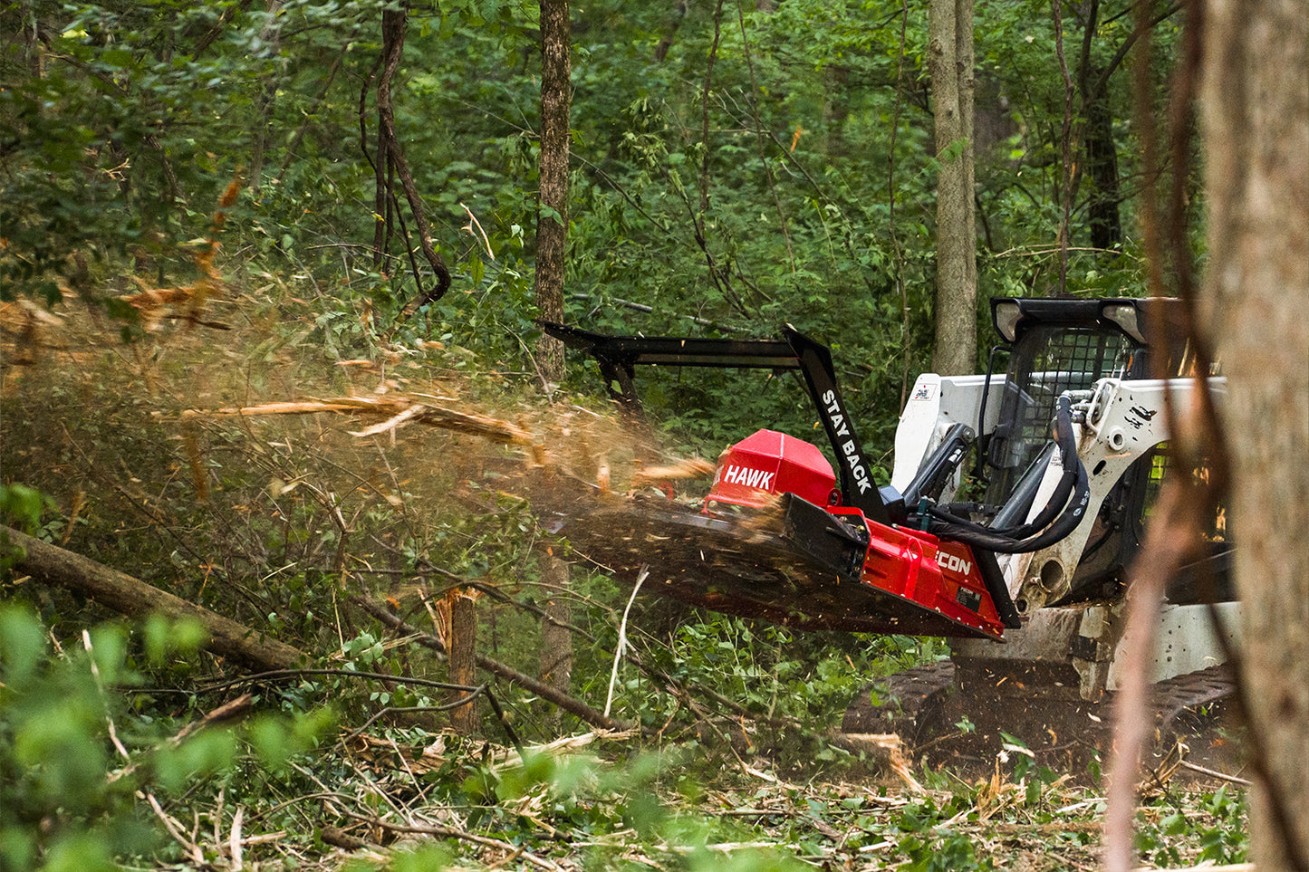 Fecon Disc Hawk Mulcher | Model DH60SS | Disc Mulcher 60" | 30–50 GPM | 75–132 HP | For Skid Steer & Compact Track Loader