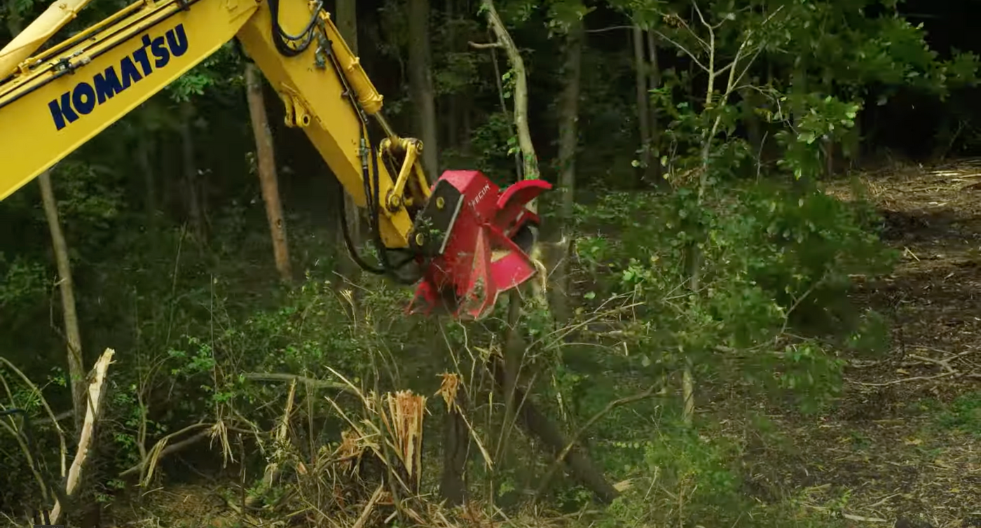 Fecon Disc Mulcher | Model FEX36 & FDX52 | Width 36" To 52" | 8–30 Tons | For Excavators