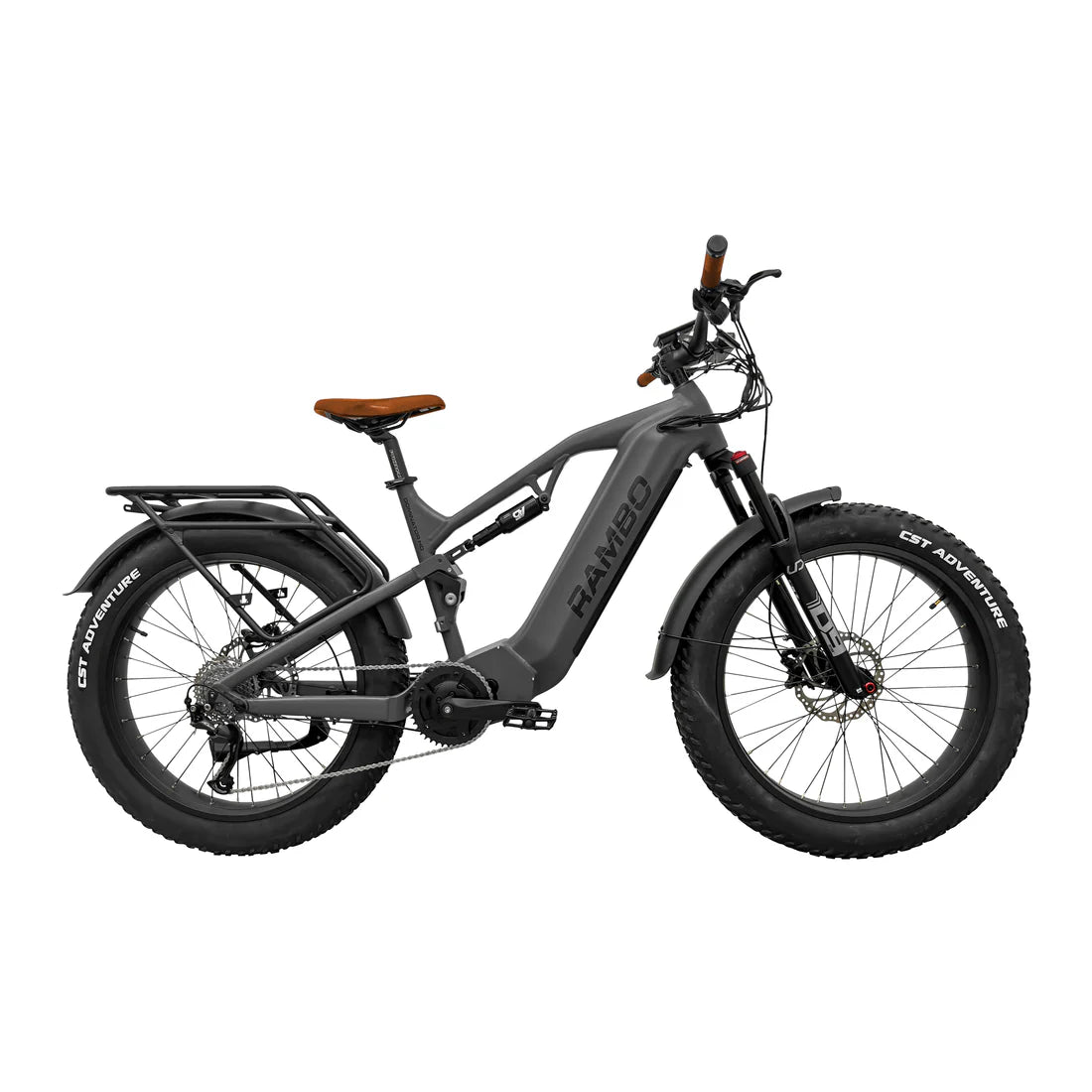 Rambo Electric Bike | Model Dominator HD | 1,000W BBSHD Ultra Quiet Motor | Maximum Speed Up-To 32 Mph