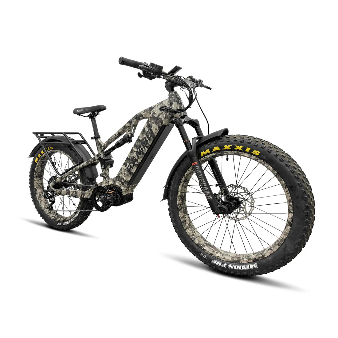Rambo | E-Bikes | Model Dominator Ultra Drive | Speed Up-To 32 Mph | Up to 98 Miles Range | 1000W Torque Sensing Motor | 48V 20Ah LG Battery