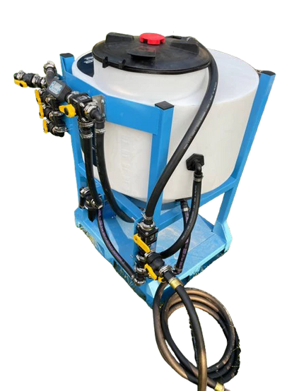 AvaryDrone | Drone Cone Mixing Station | Model  85 Gallon | Hose Length 20' & 50' Retractable | Flow Rate 65 GPM | For Agricultural Drone Spraying