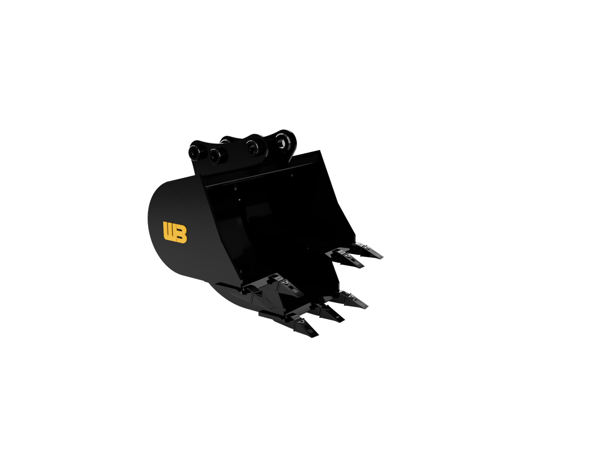 Werk-Brau Drop Center Bucket | Precision Trenching | 12–120 Tons | For Excavators