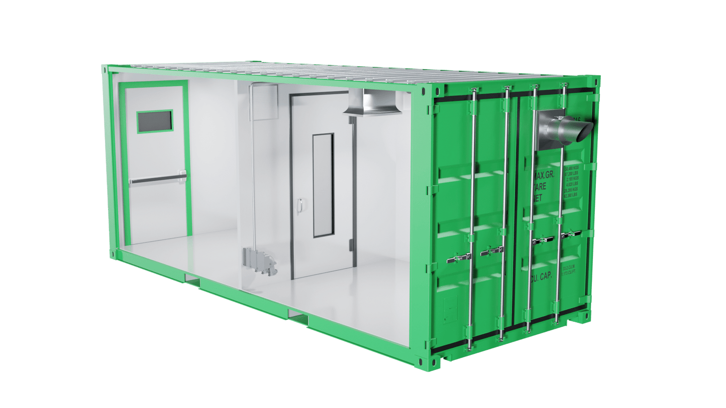 Advanced Extraction Labs Grow Room Container Farming Cube Series Indoor Booth Extraction Booth