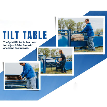 Sydell Tilt Table For Sheep & Goats | #0930 | Width 61" | For 100+ lb Livestock Hoof Trimming